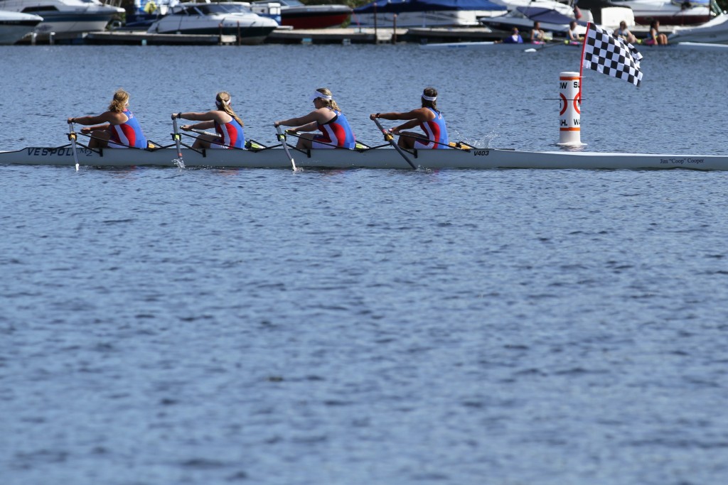The girls second varsity quad. Photo by Chris Briglin.