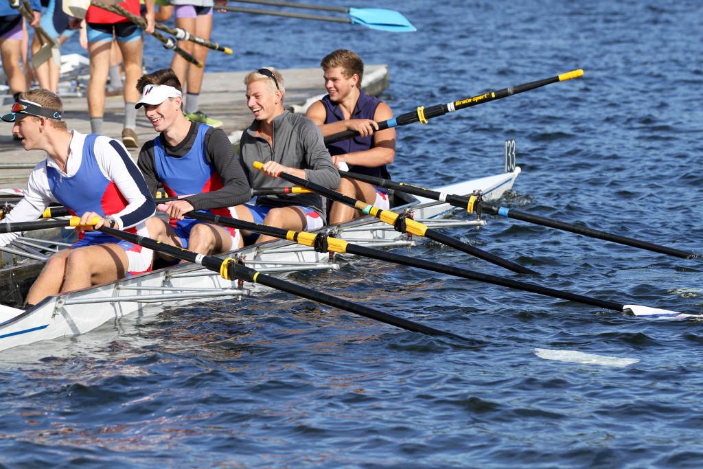 The varsity quad, having a good time. Photo by Chris Briglin.