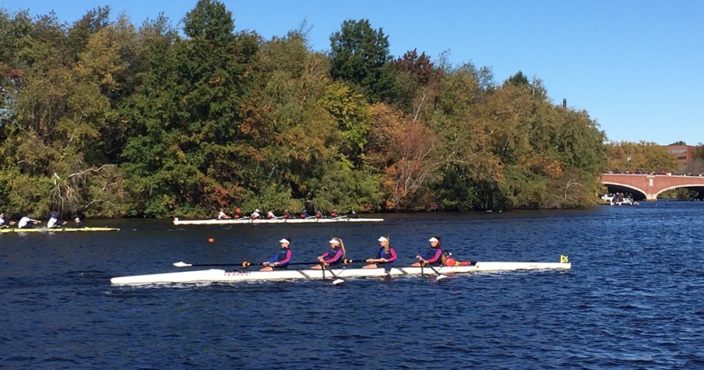 The women's youth 4+, with Jessica Magnoli, Natalie Partlow, Victoria Markow, Kelsey Ritchey and Kailyn Kieffer. Peter Ritchey took the photo