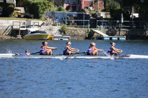 Kailyn Kiefer, Jess Magnoli, Natalie Partlow, Victoria Markow and Kelsey Ritchie racing Saturday at the Head of the Housatonic. Thanks to Rina Eidelberg for the photos.
